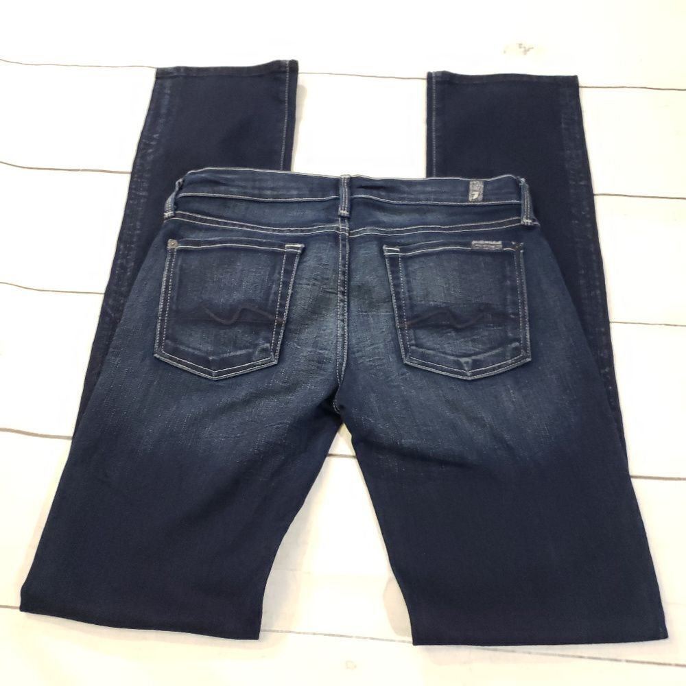 7 For All Mankind Straight Leg 27 Valiant Joan